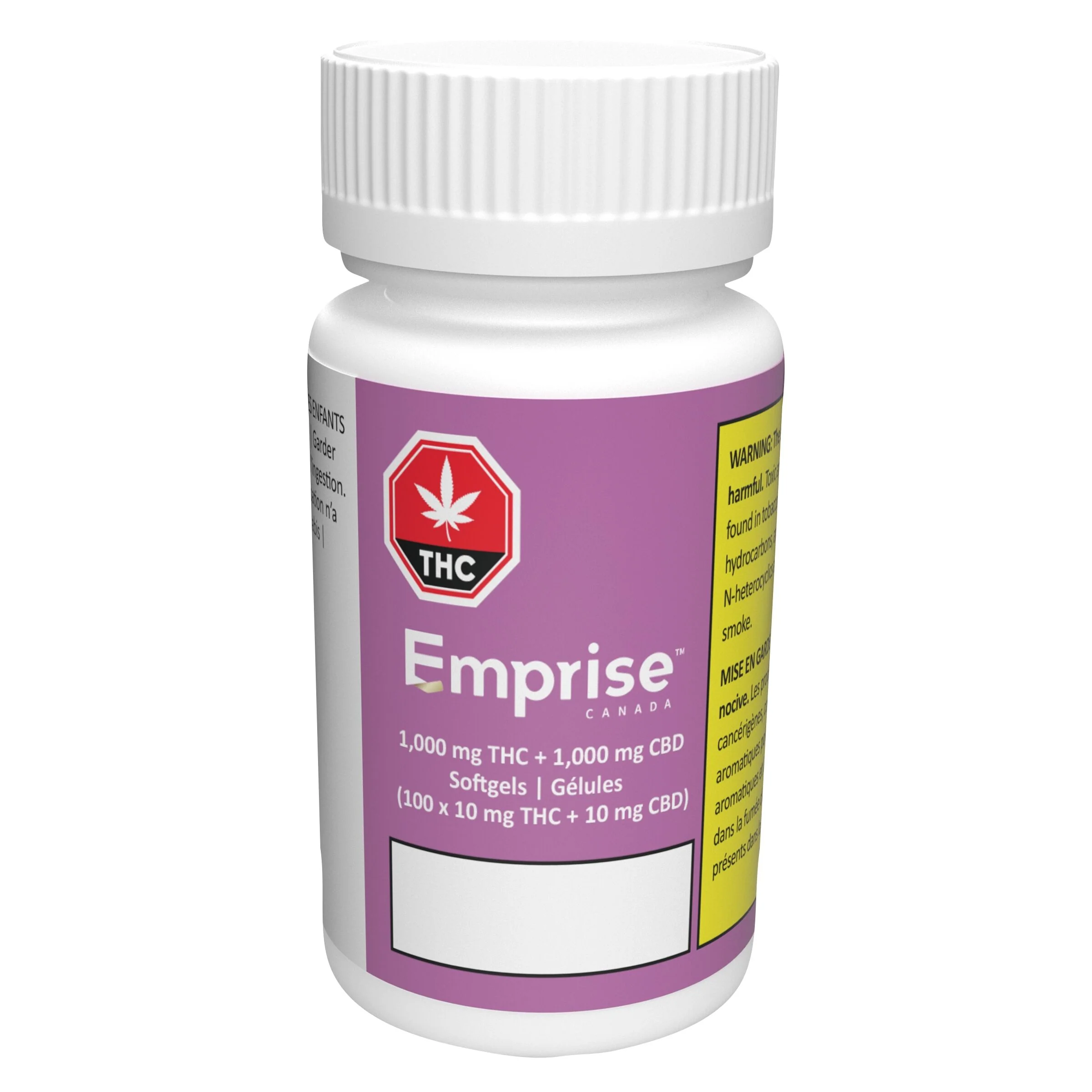 1 000 THC + 1 000 CBD Softgels - Image 2