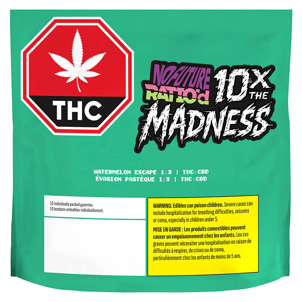 10X the Madness : Ratio’d Watermelon Escape 1:3 THC/CBD - Image 2
