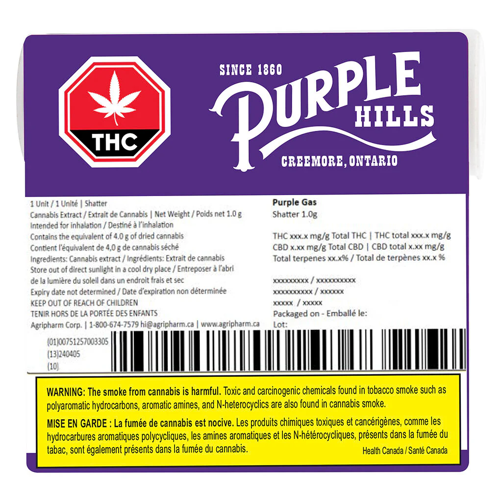 Ambre de cannabis Purple Gas - Image 3