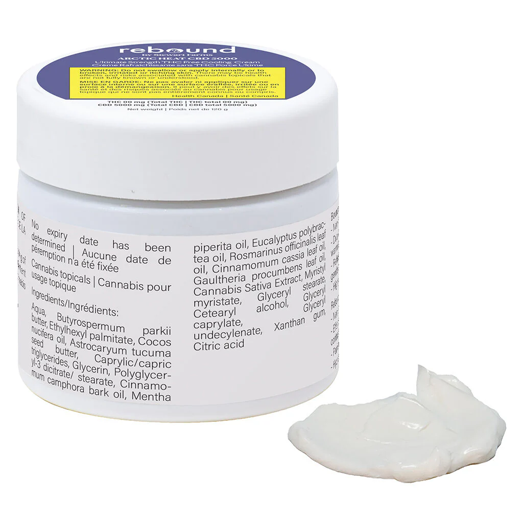 Arctic Heat CBD 5000 Ultimate Strength THC Free Cooling Crea - Image 4