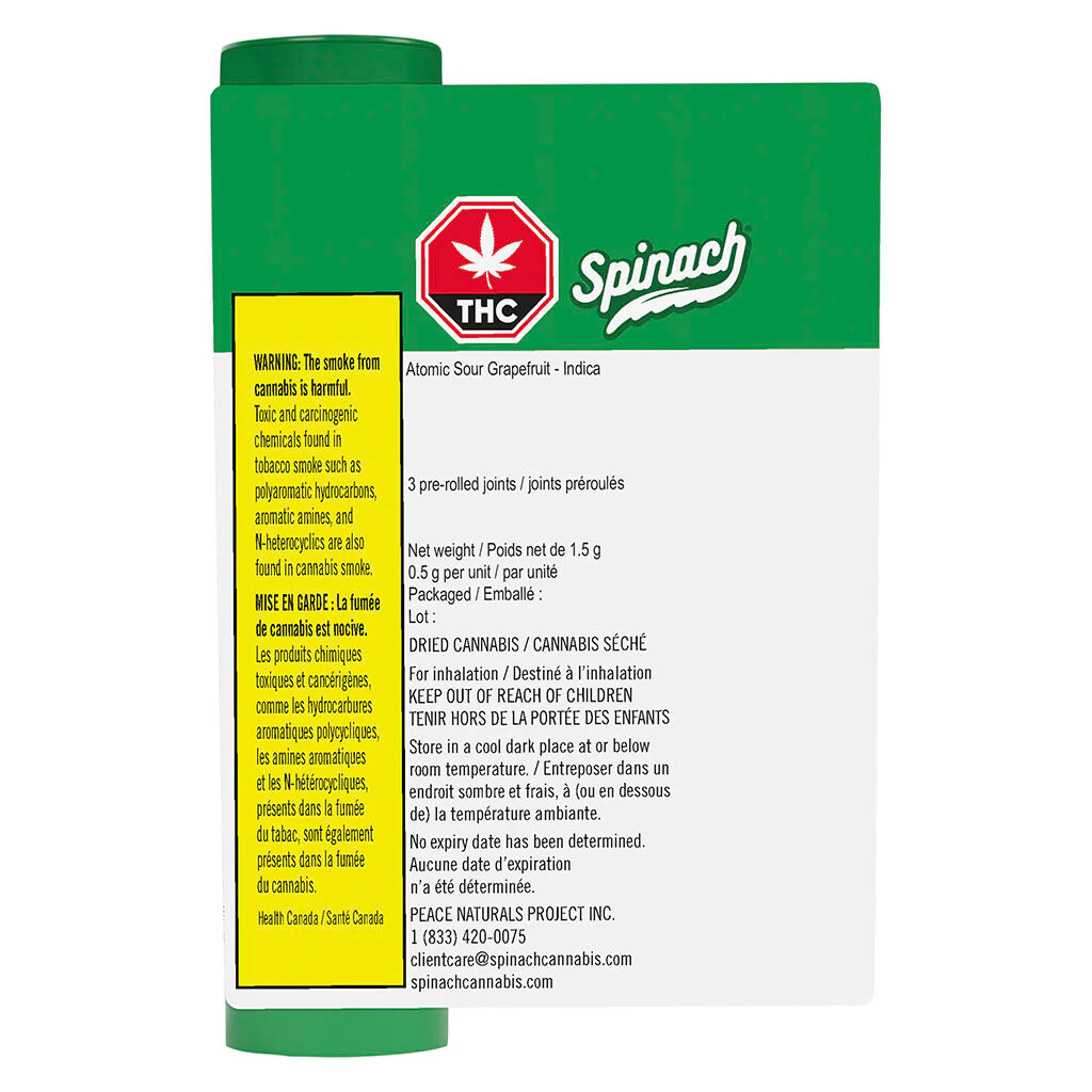 Atomic Sour Grapefruit Pre-Roll - Image 3