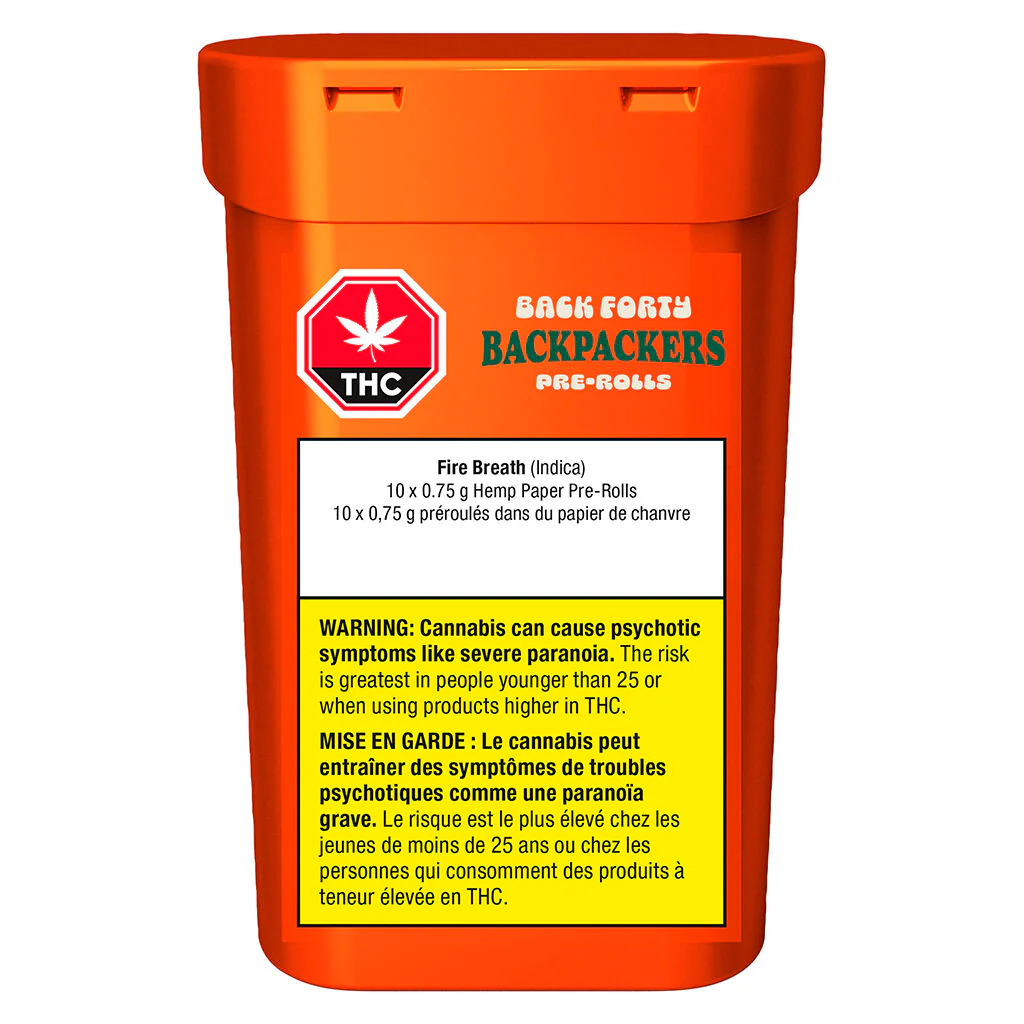 Backpackers Pre-Roll - Fire Breath - Image 2