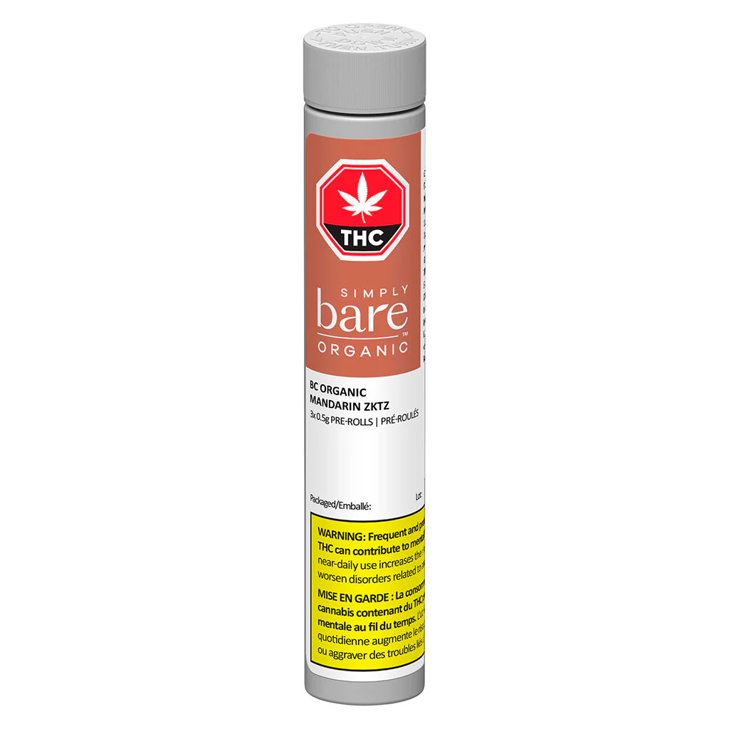 BC Organic Mandarin Zktz Pre-Roll - Image 2