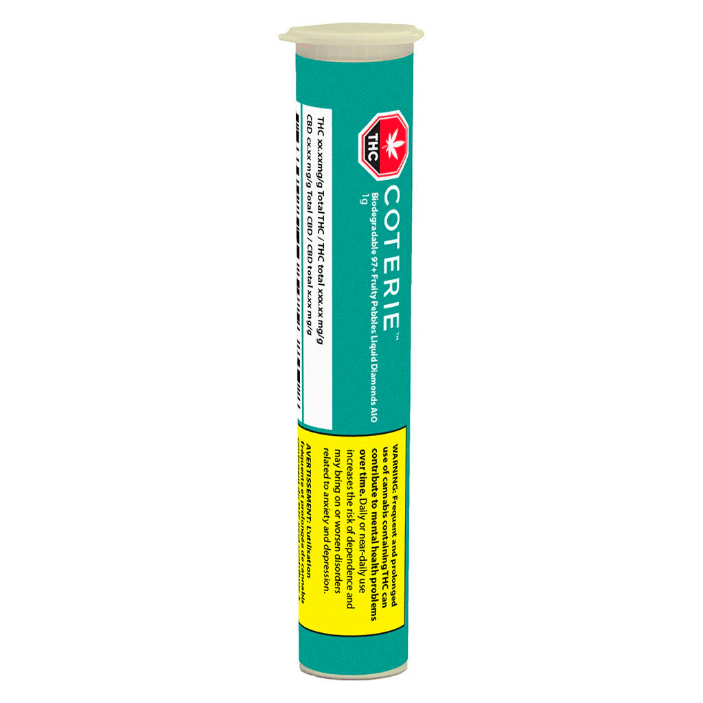 Tout-en-un biodégradable Diamant liquide 97+ Fruity Pebbles - Image 2