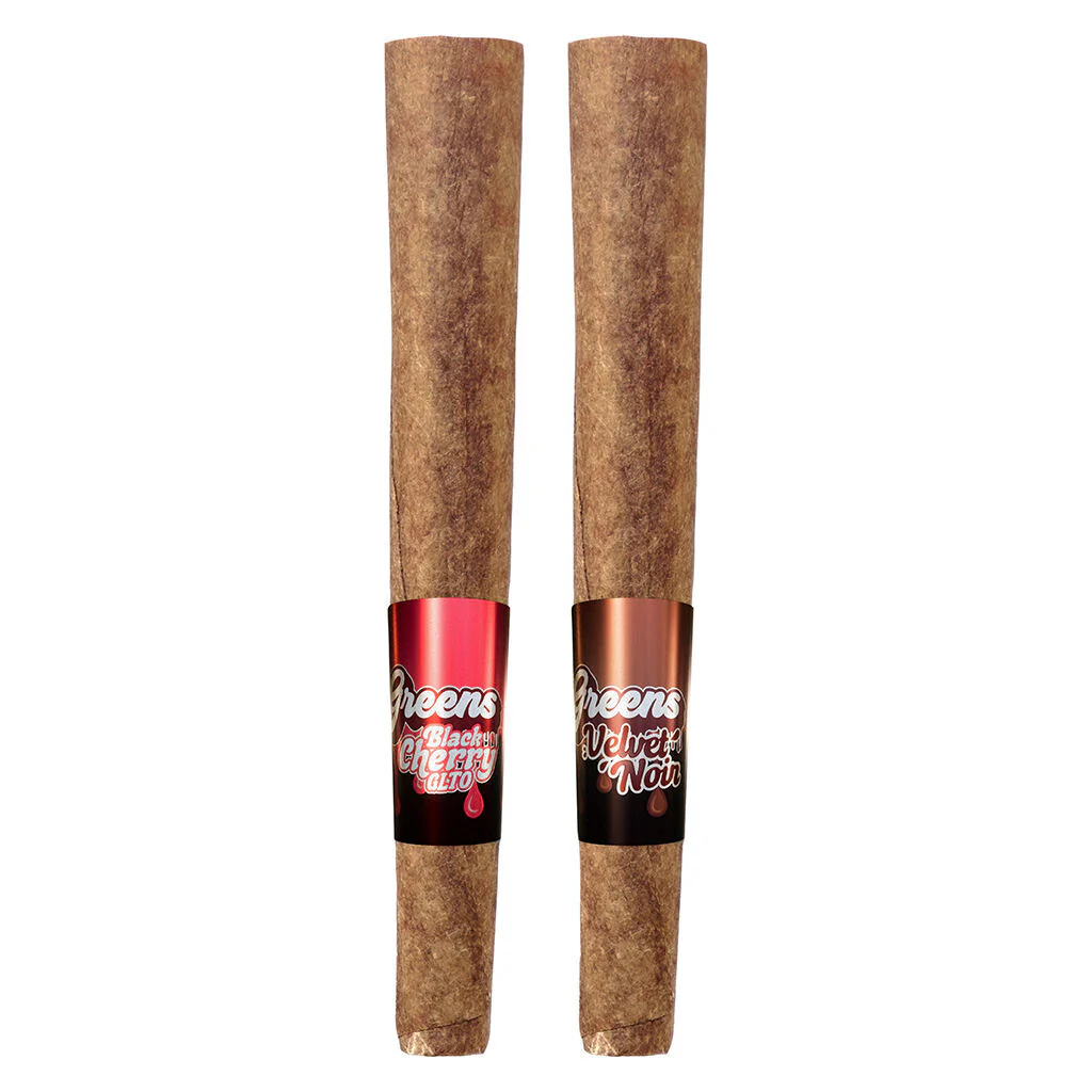Assortiment de Blunt infusé Black Cherry GLTO+Velvet Noir