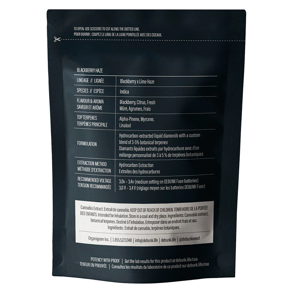 Vaporisateur 510 aux diamants liquides Blackberry Haze - Image 3