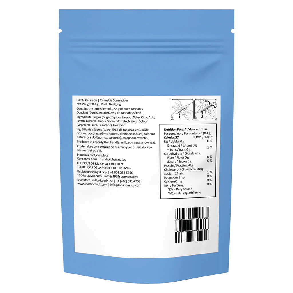 Gélifiés Blue Raspberry THC:CBG - Image 3