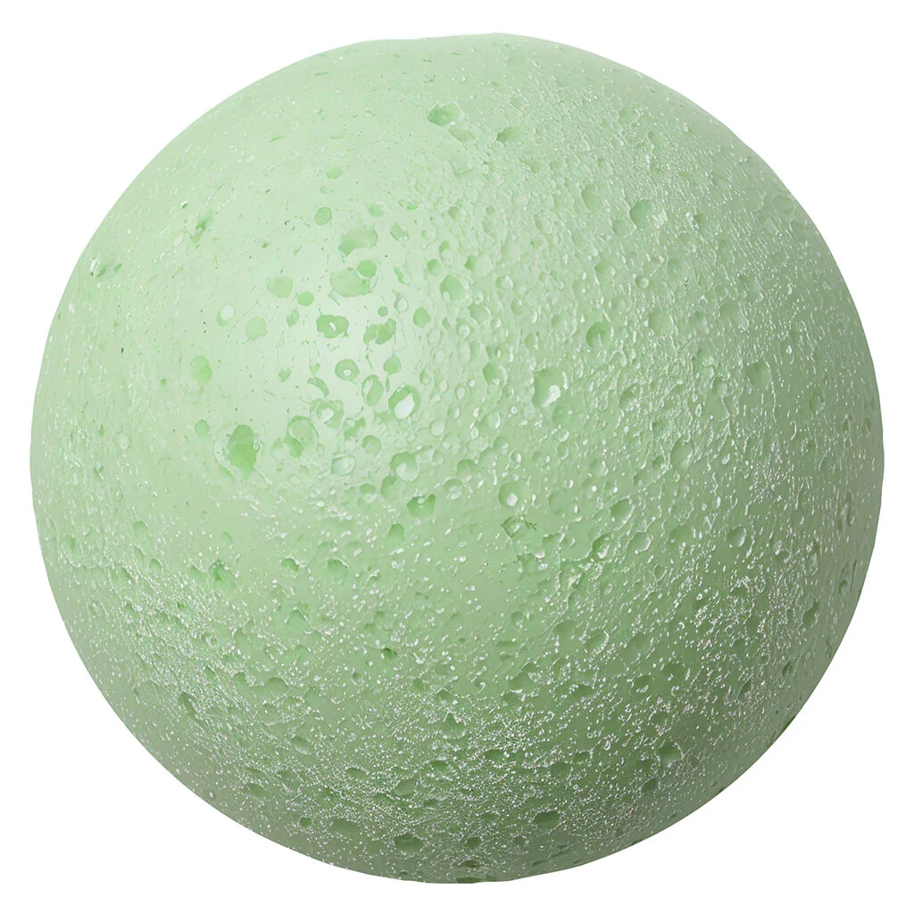 Bombe de bain effervescente au lait d’avoine et au matcha