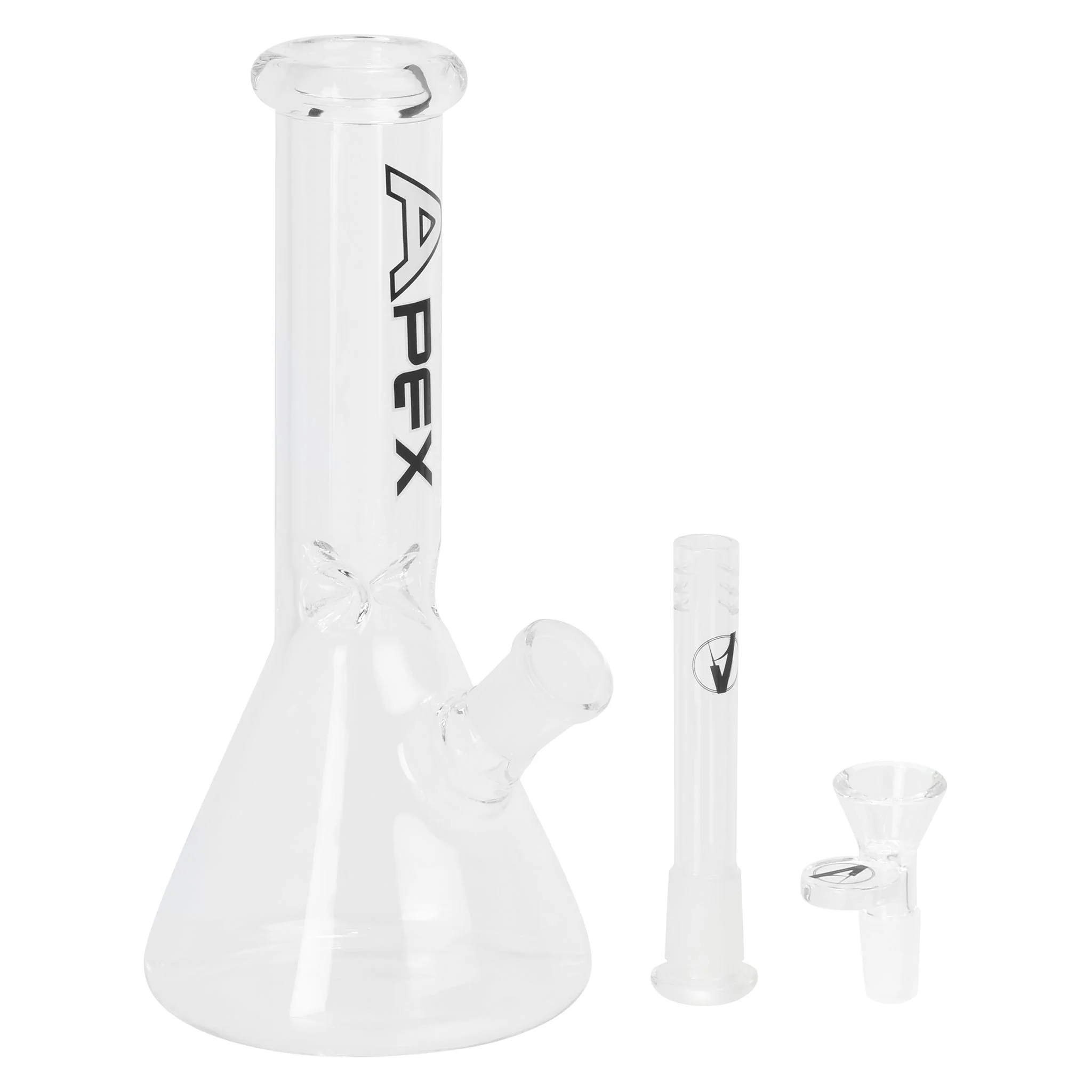 Bong de style bécher en verre