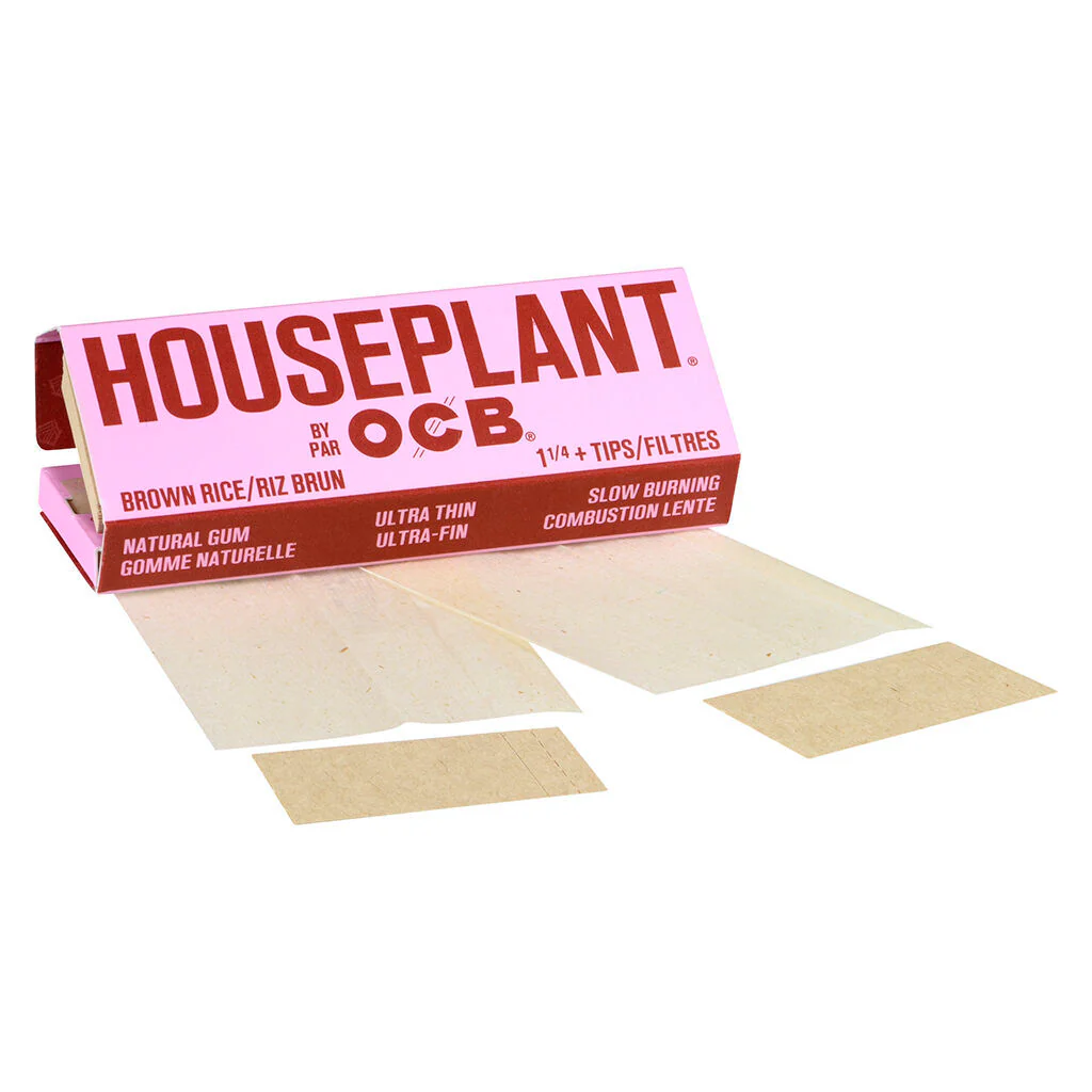 Houseplant par OCB Brown Rice 1 1/4 + filtres - Image 3