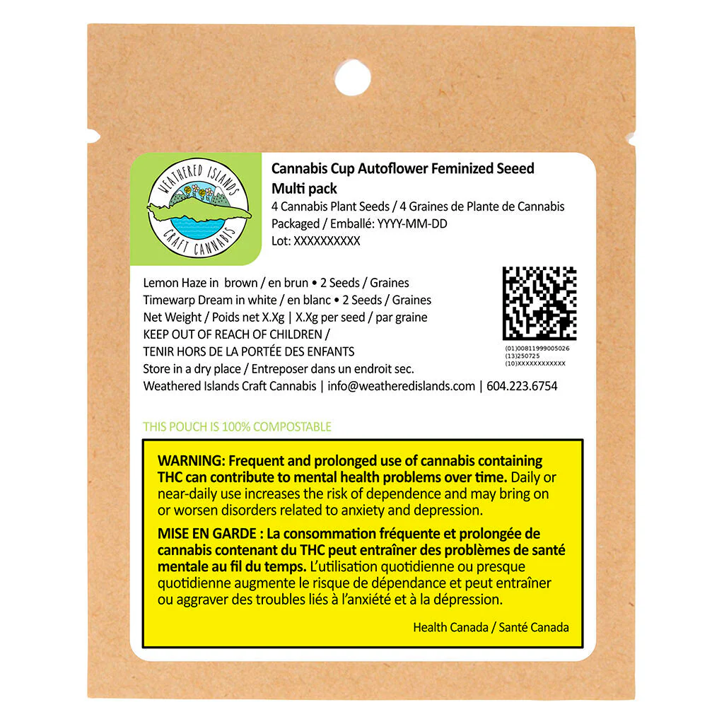 Cannabis Cup Autoflower Feminized Seed Multi pack - Image 2