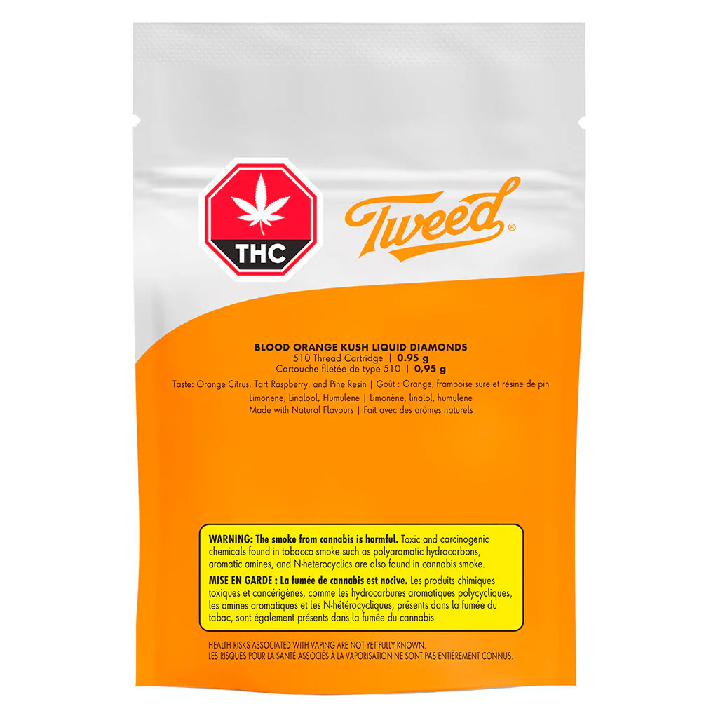 Cartouche 510 aux diamants liquides Blood Orange Kush - Image 2