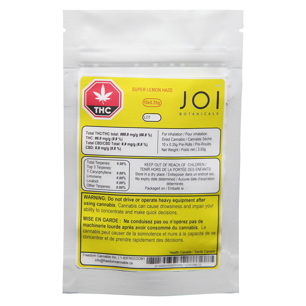 CBD Super Lemon Haze Pre-Roll - Image 2