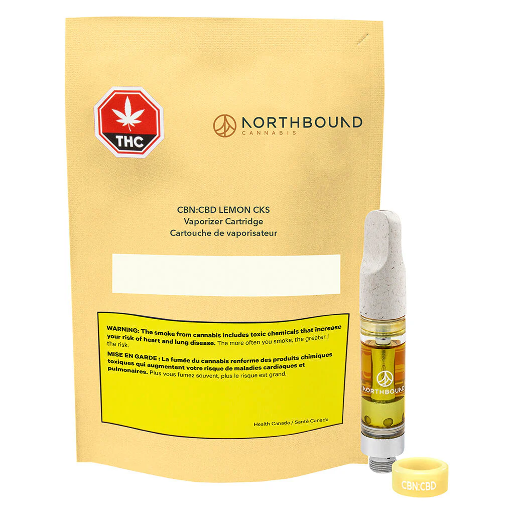 CBN:CBD Lemon CKS 510 Thread Cartridge - Image 4