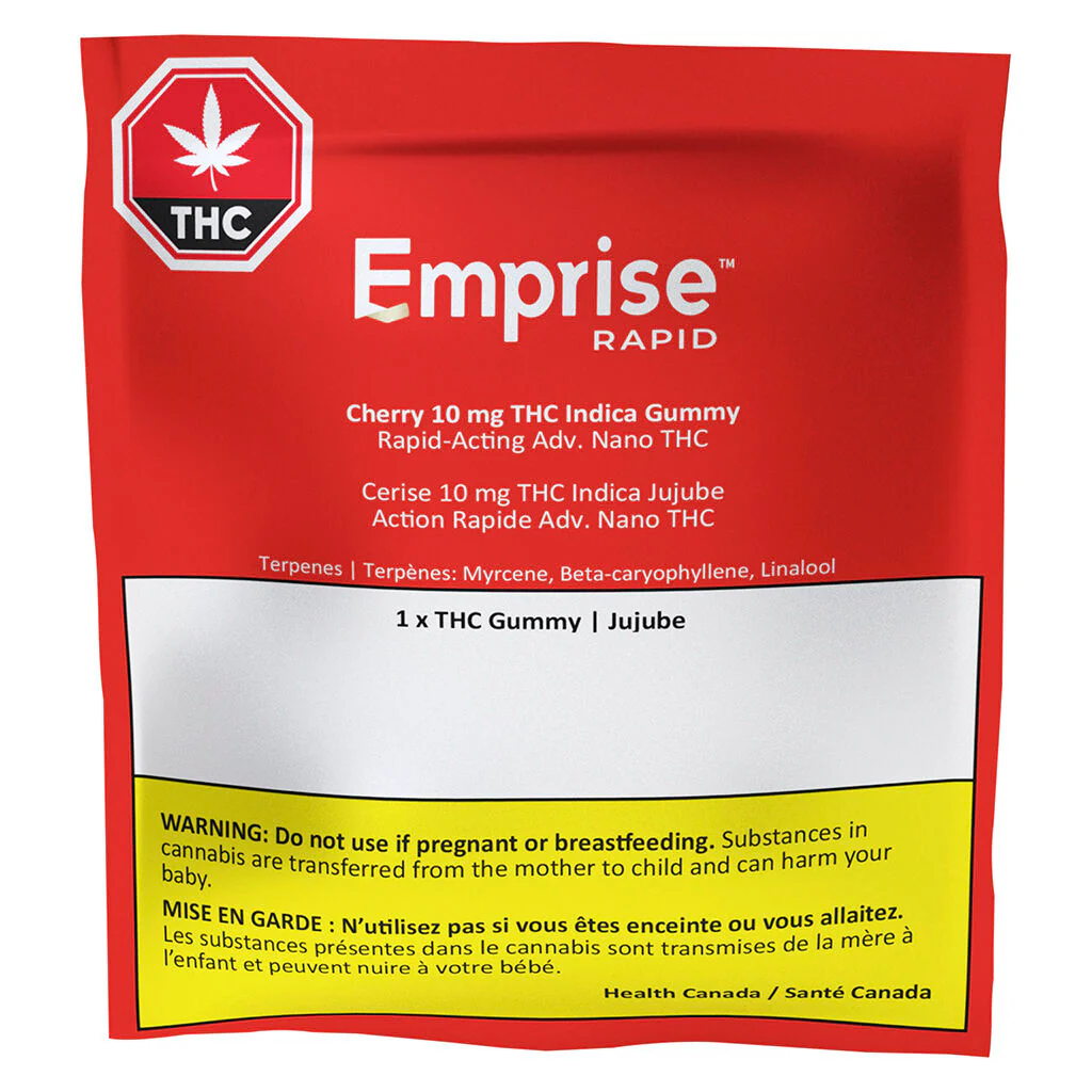 Cherry 10 THC Indica Gummy - Image 2