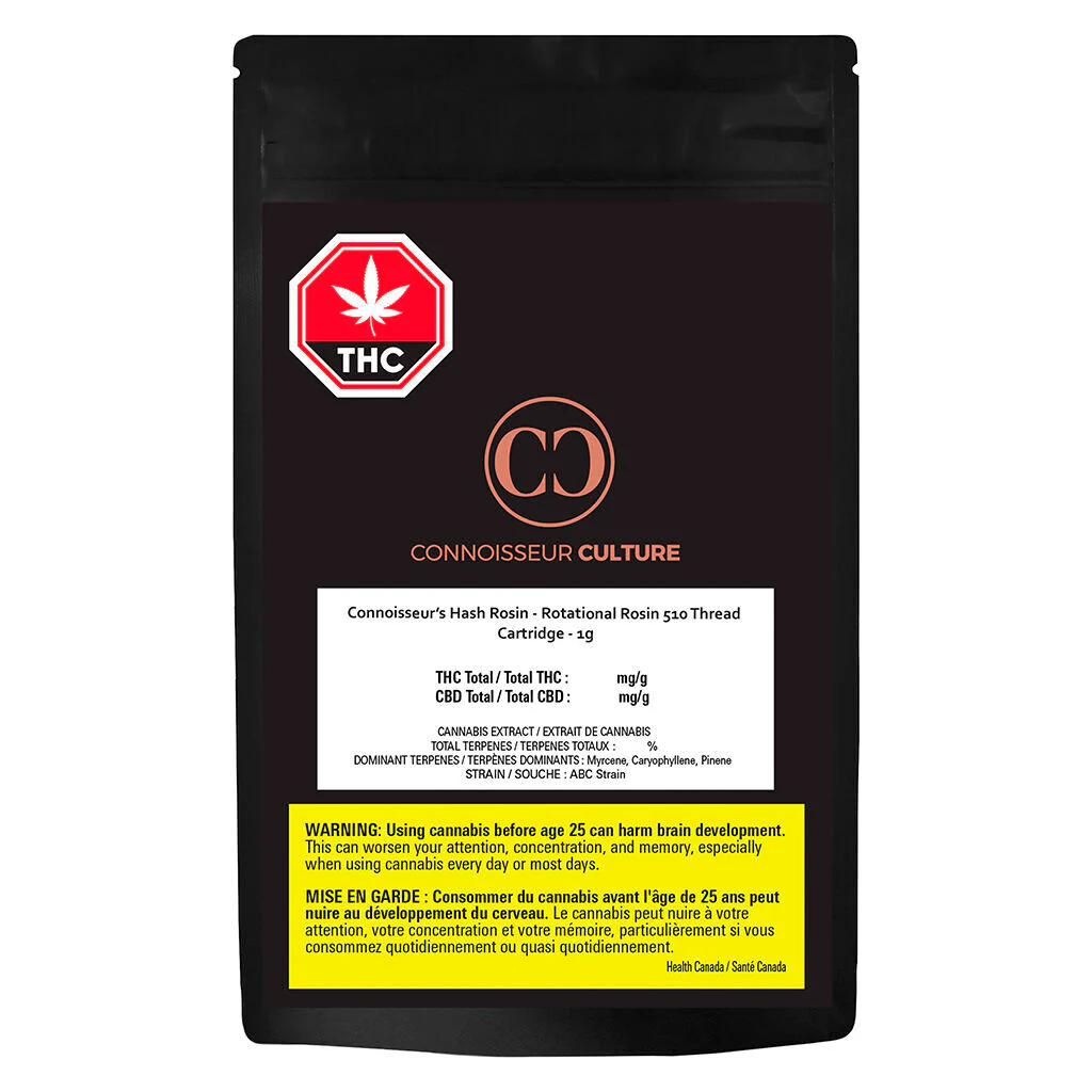 Connoisseur's Hash Rosin - Rotational R 510 Thread Cartridge - Image 2