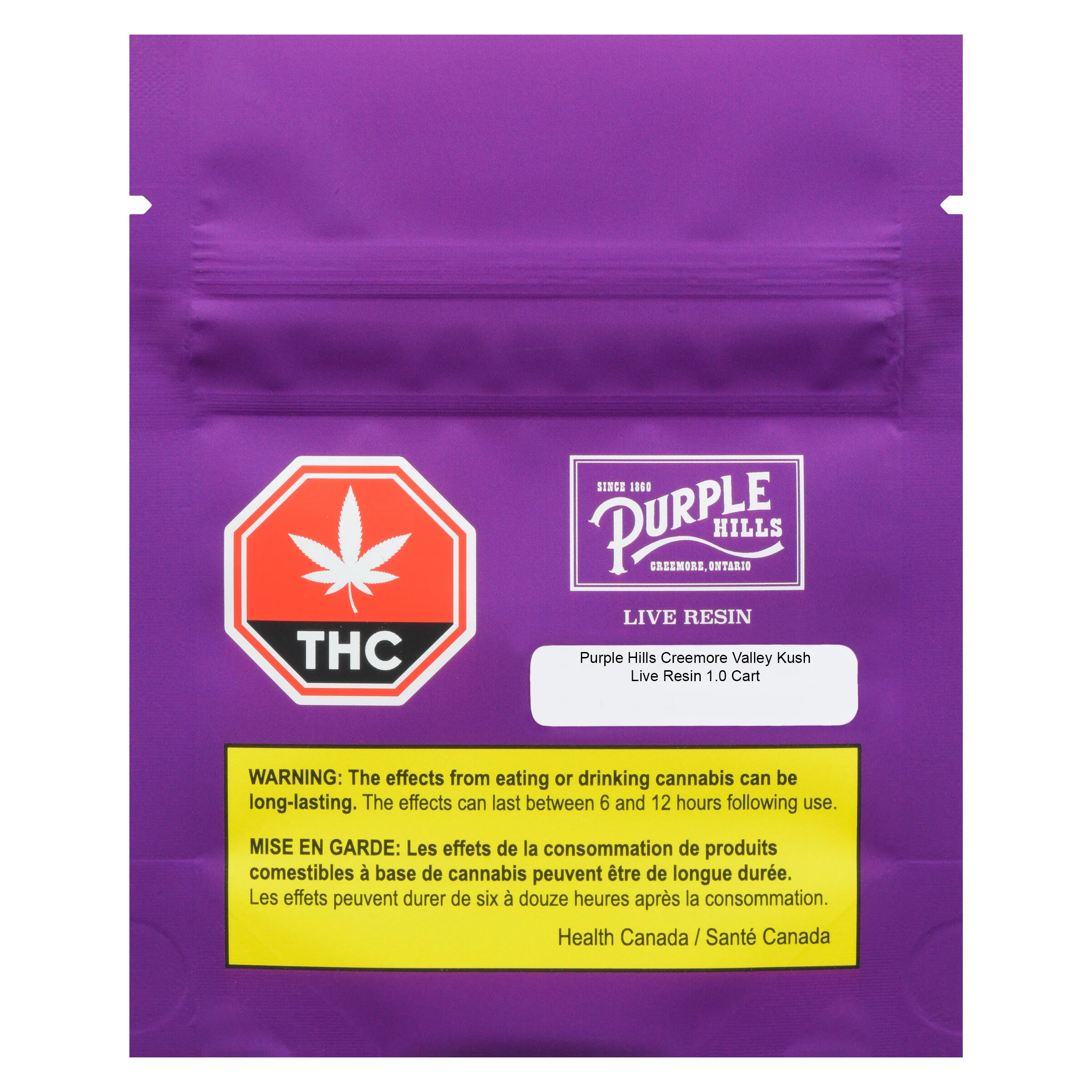 Creemore Valley Kush Live Resin 510 Thread Cartridge - Image 2
