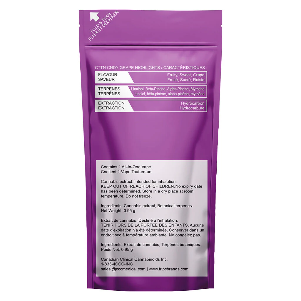 Tout-en-un au diamant liquide CttnCndy Grape - Image 3