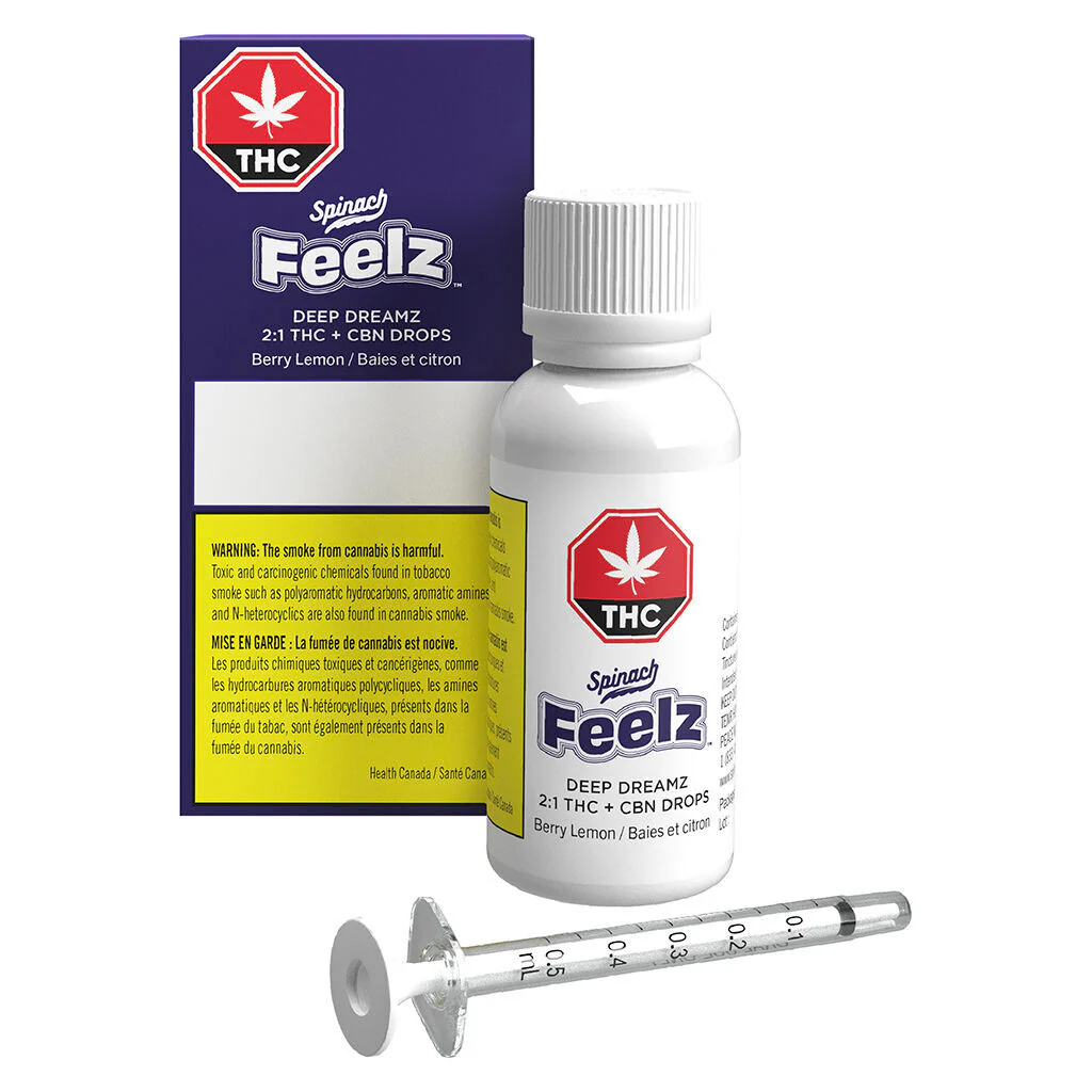Gouttes Epinard FEELZ Deep Dreamz THC + CBN - Image 5