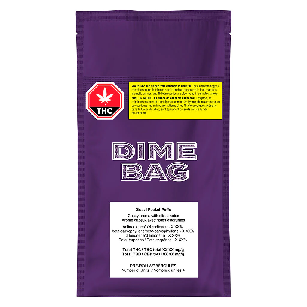 Diesel Pocket Puffs Pre-Roll - Image 2