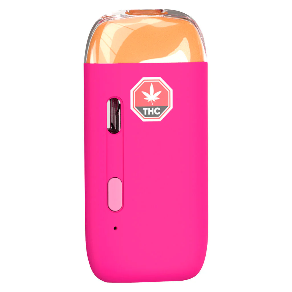 Distillat Poppin' Peach et colophane vivante jetable