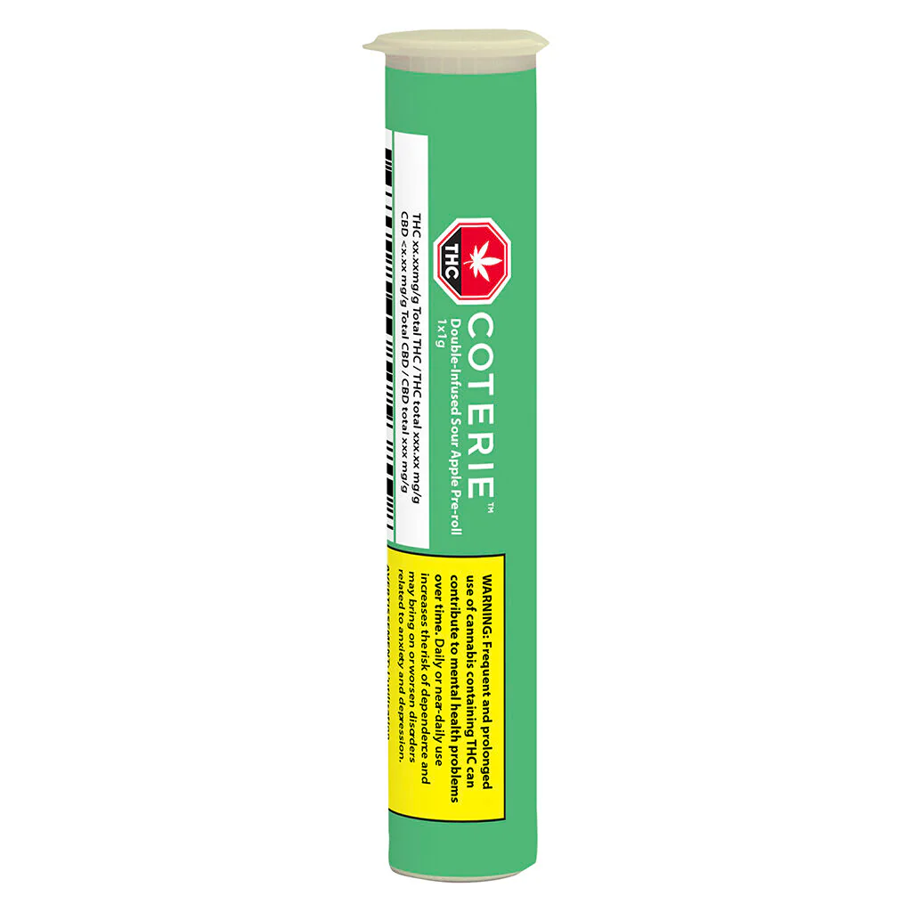 Double-Infused Sour Apple Pre-Roll - Image 2