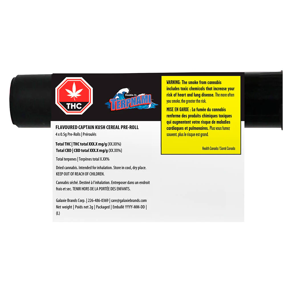 Flavoured Captain Kush Cereal Pre-Roll - Image 3