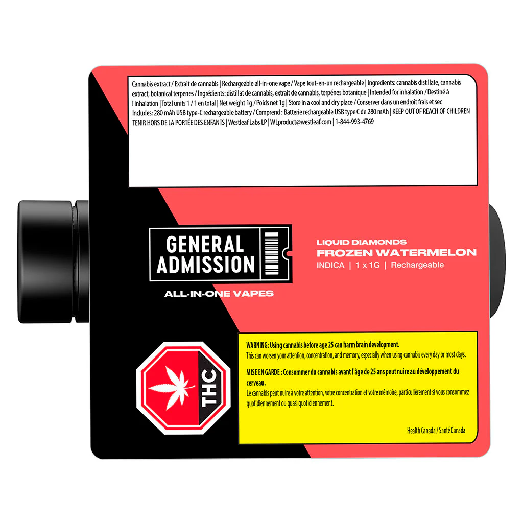 Vaporisateur tout-en-un Diamant liquide Frozen Watermelon - Image 3