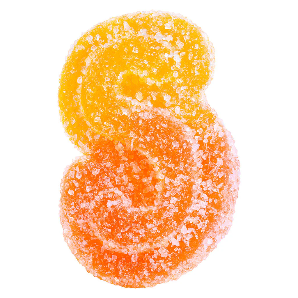 Fully Blasted Peach Orange 1:1 THC CBD Gummies