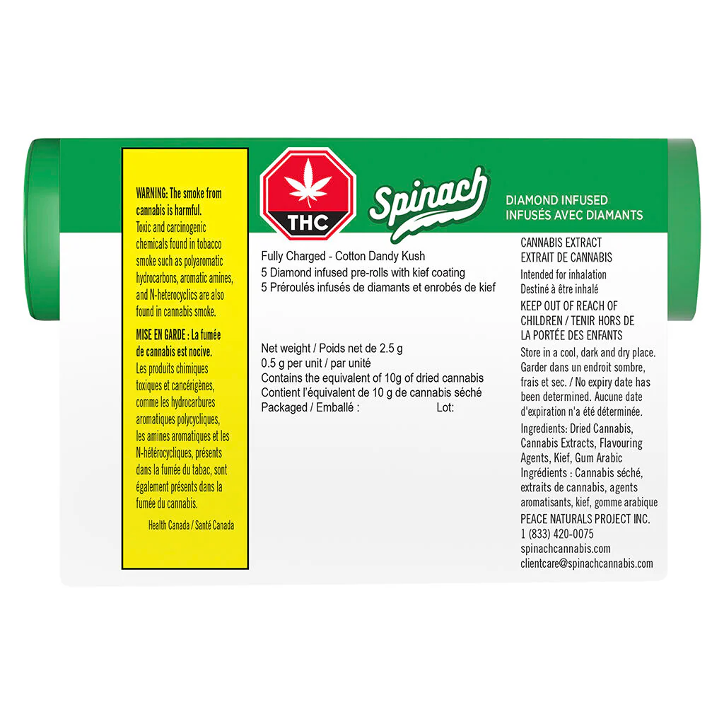 Préroulé infusés de coton Dandy Kush entièrement chargés - Image 3