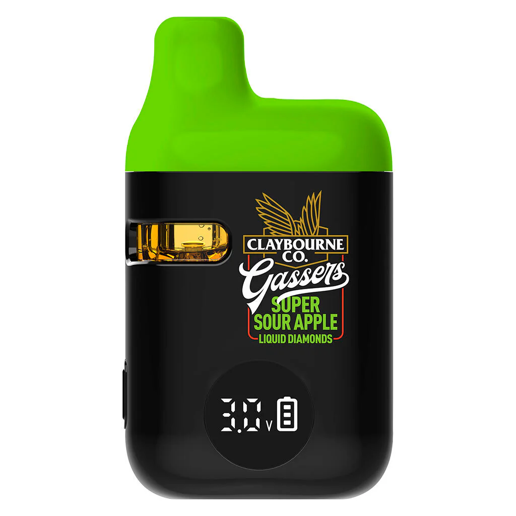 Tout-en-un Gassers aux diamants liquides Super Sour Apple