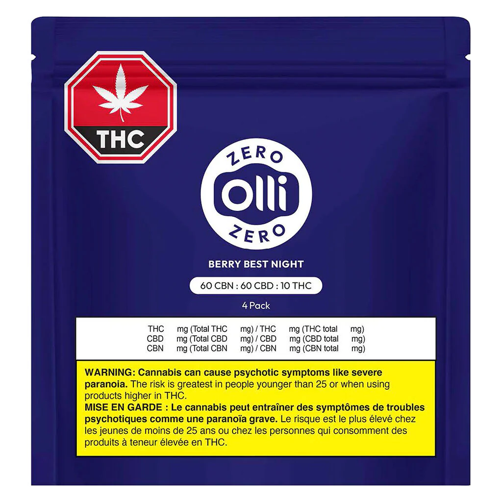 Gélifiés Berry Best Night CBN:CBD:THC - Image 2