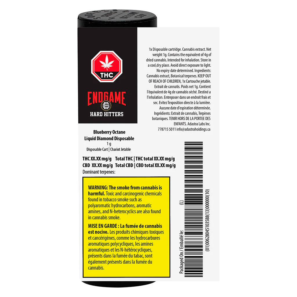 Hard Hitters Blueberry Octane Liquid Diamond Disposable - Image 3