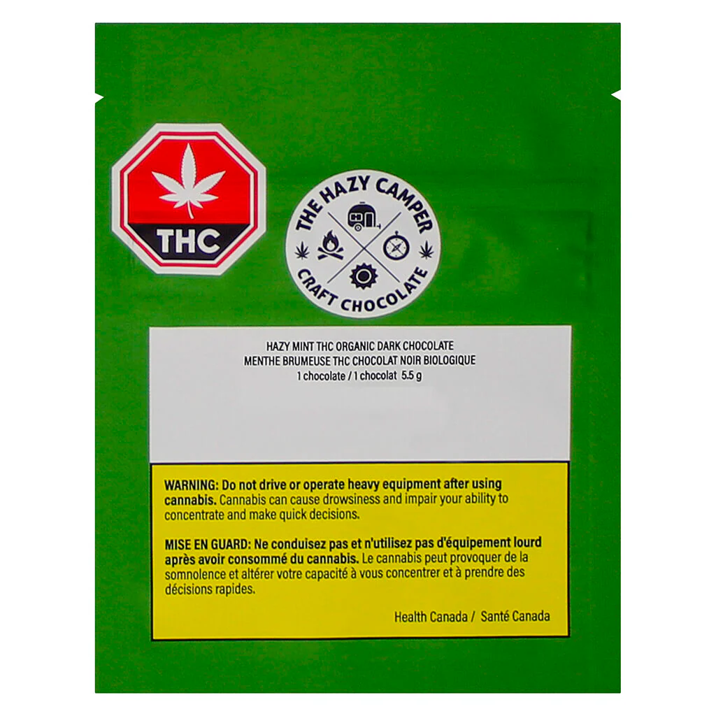 Hazy Mint THC Organic Dark Chocolate - Image 2