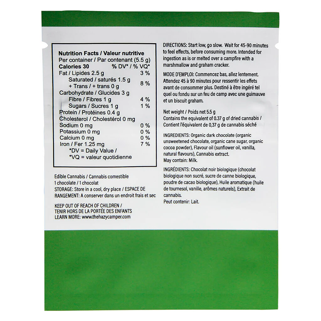 Hazy Mint THC Organic Dark Chocolate - Image 3