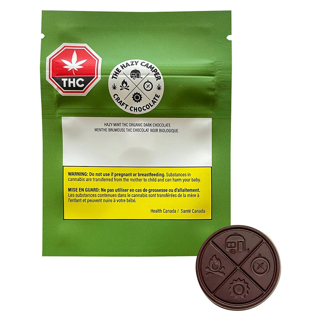 Hazy Mint THC Organic Dark Chocolate - Image 4