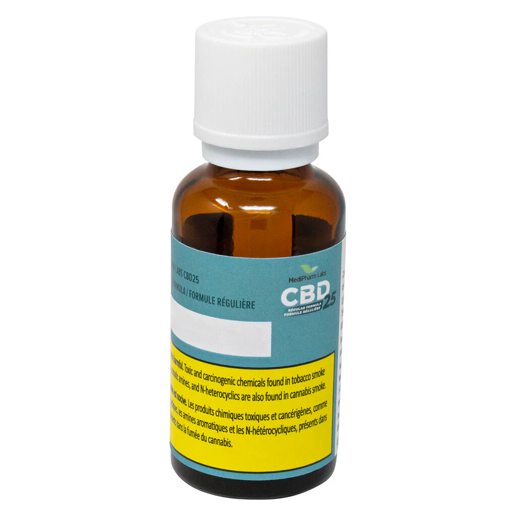 Huile CBD25 à formule régulière
