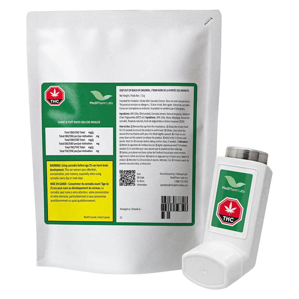 Inhalateur Shake & Puff Rapid CBG:CBD 5:10 - Image 4