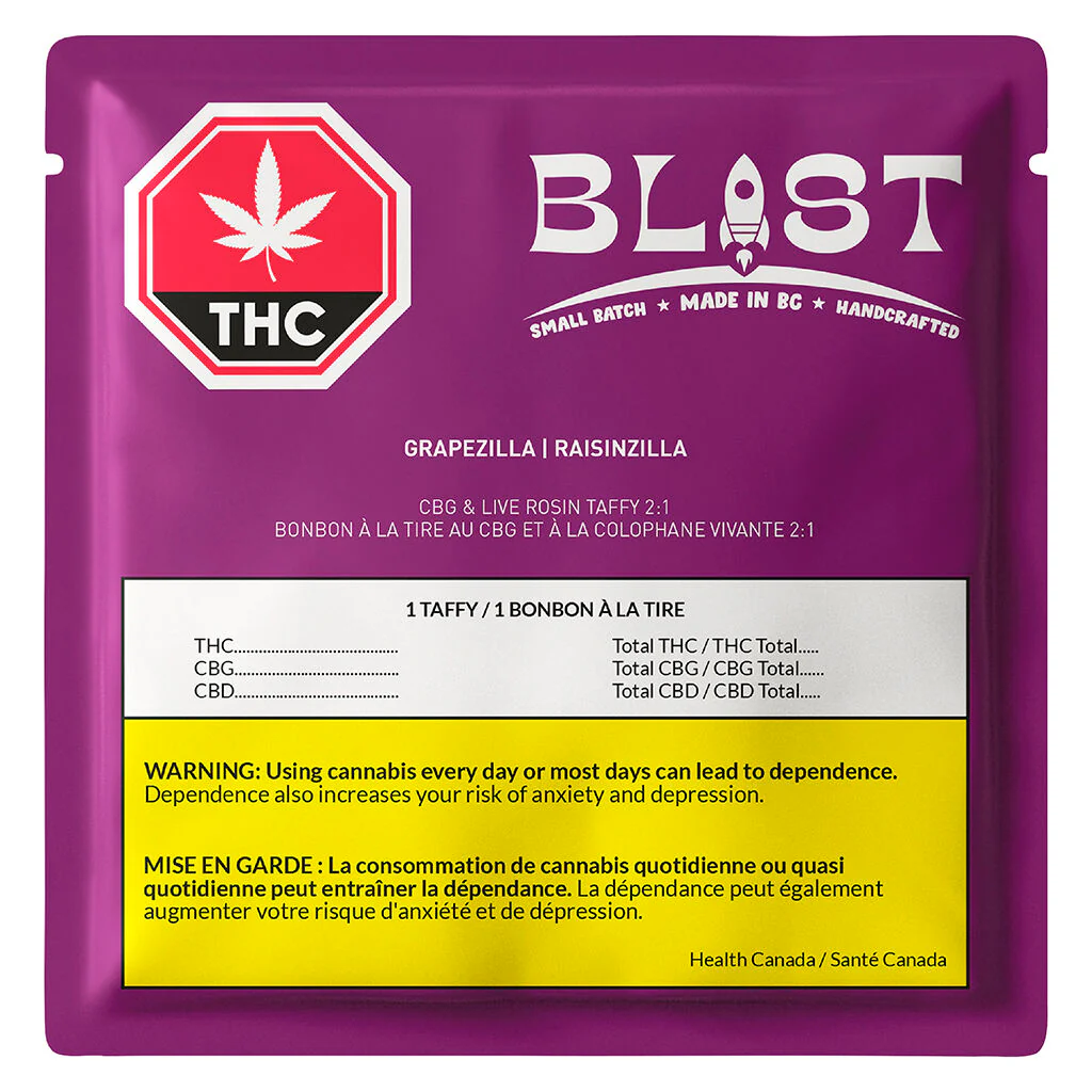 Jumbo Pack Grapeziilla LRO+CBG Higher Chewz - Image 2