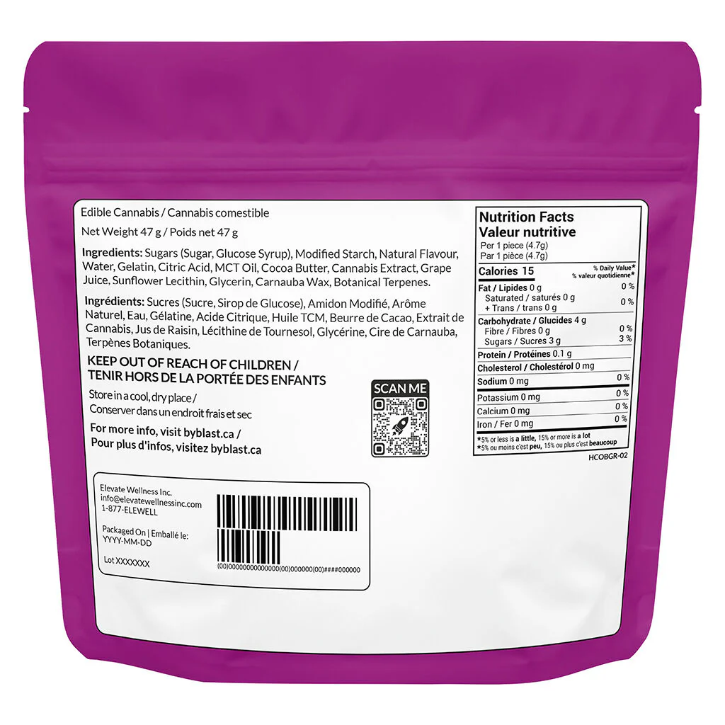 Jumbo Pack Grapeziilla LRO+CBG Higher Chewz - Image 4