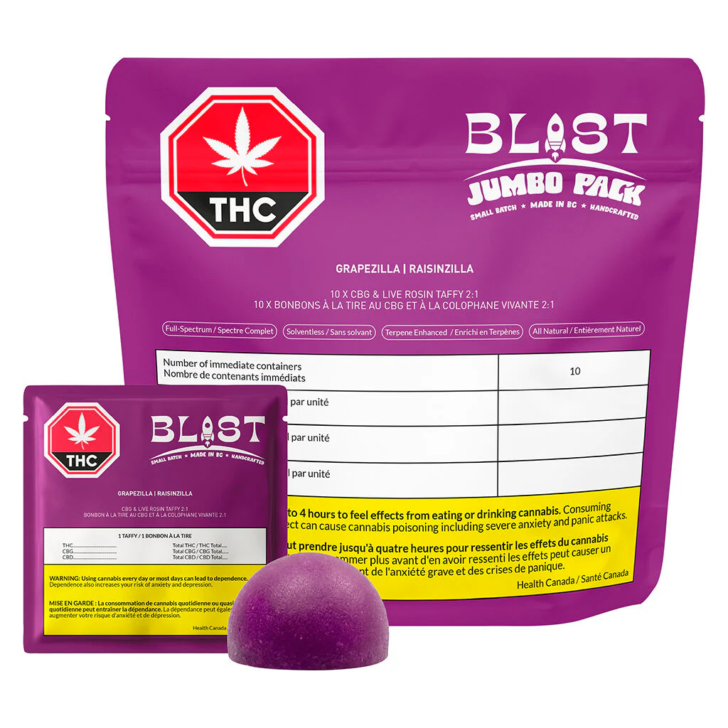 Jumbo Pack Grapeziilla LRO+CBG Higher Chewz - Image 5