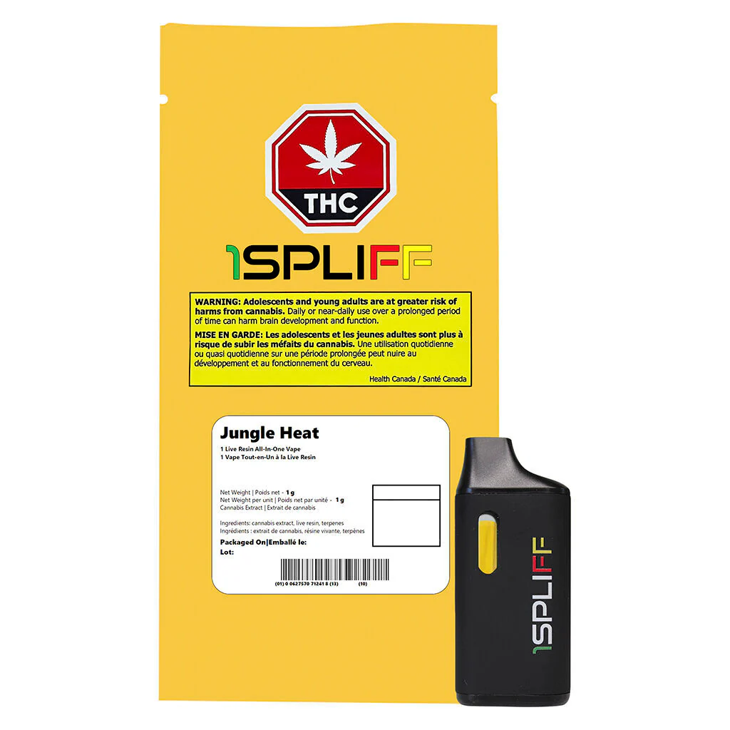 Jungle Heat AIO Live Resin Blend Disposable Vape - Image 3