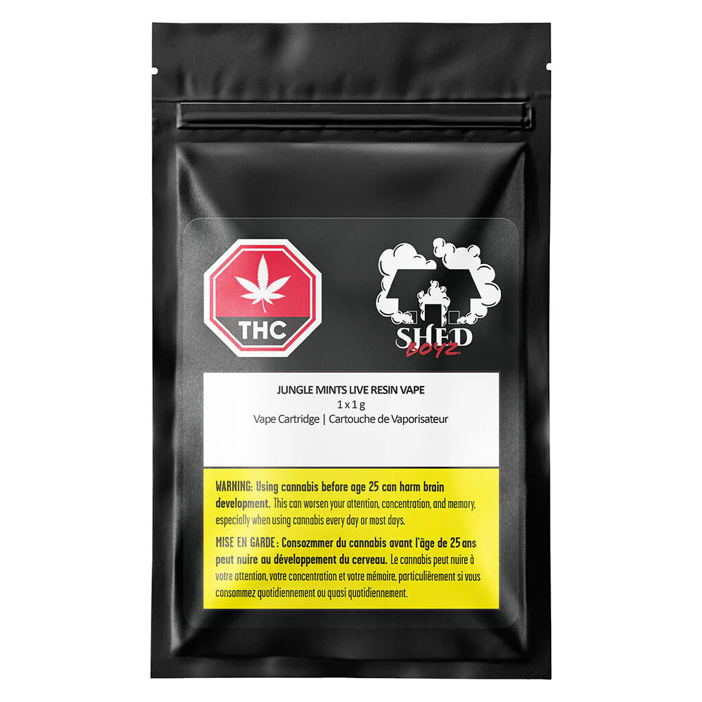Cart. filetage 510 Vaporisateur résine vivante Jungle Mints - Image 2