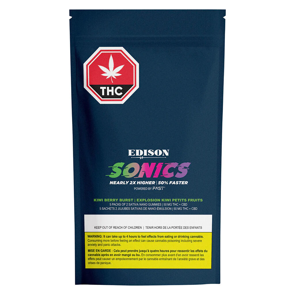 Emballage multiple Gélifiés Kiwi Berry Burst 50 THC:CBD - Image 2