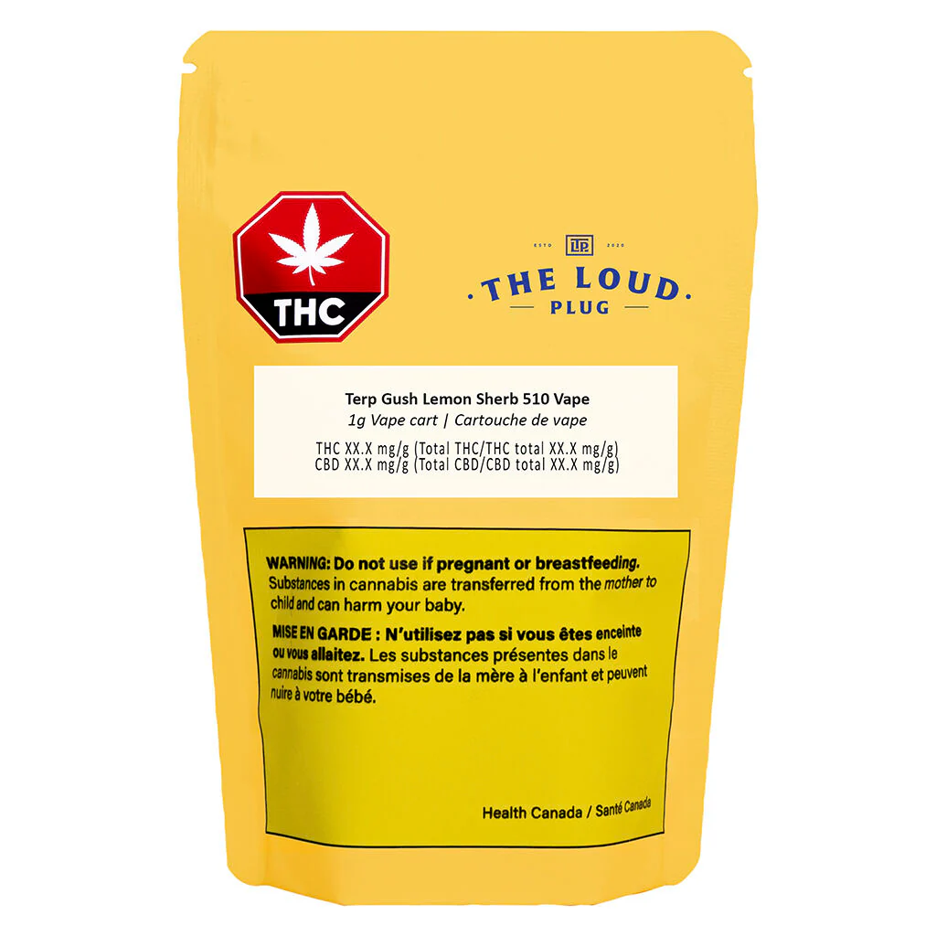 Terp Gush Lemon Sherb 510 Vape - Image 2
