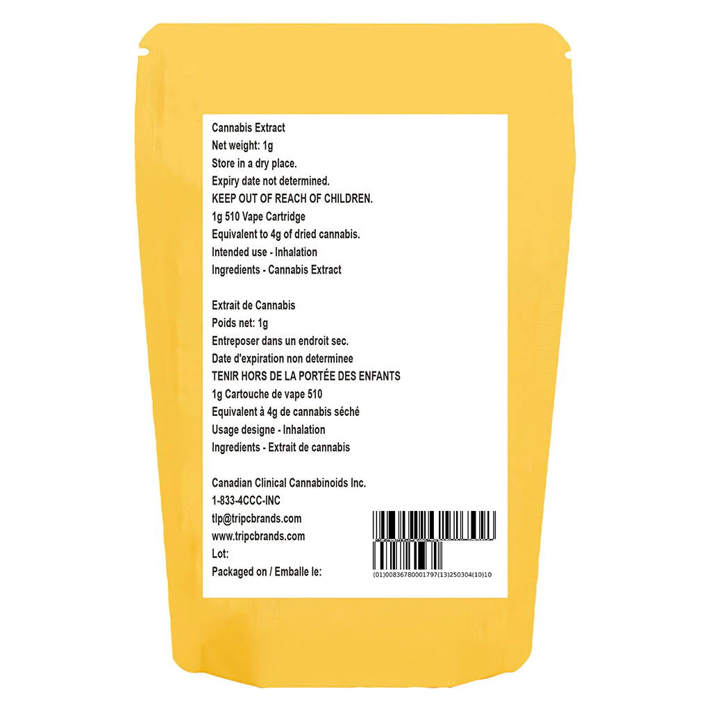 Terp Gush Lemon Sherb 510 Vape - Image 3