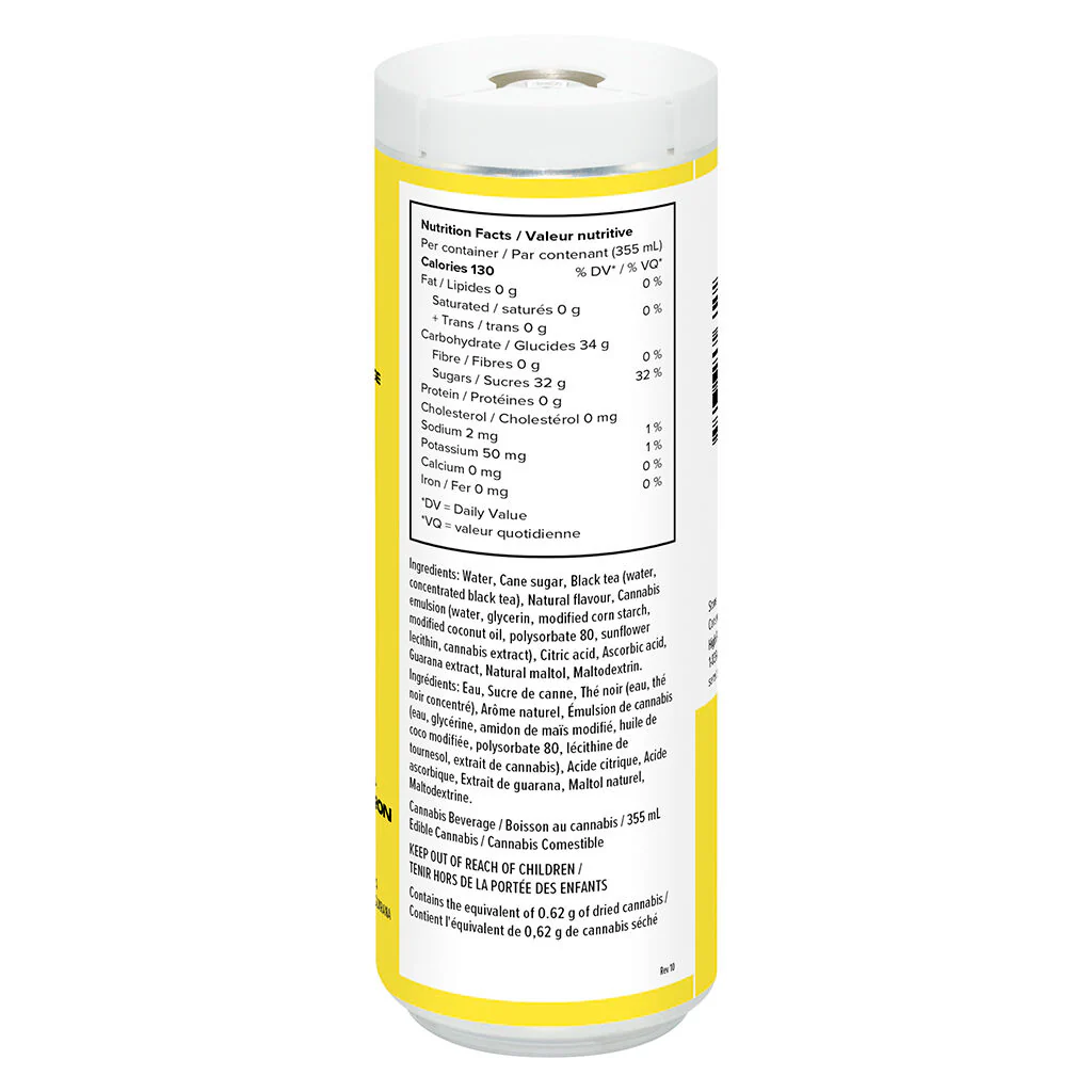 Lemon Iced Tea THC + CBG + Guarana - Image 2
