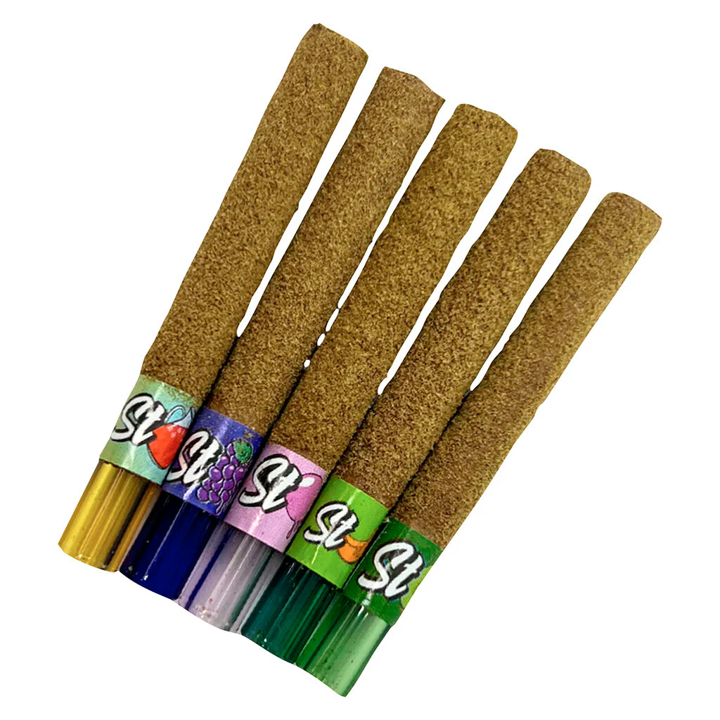 Assortiment blunt enrobé de kief infusé au diamant liquide