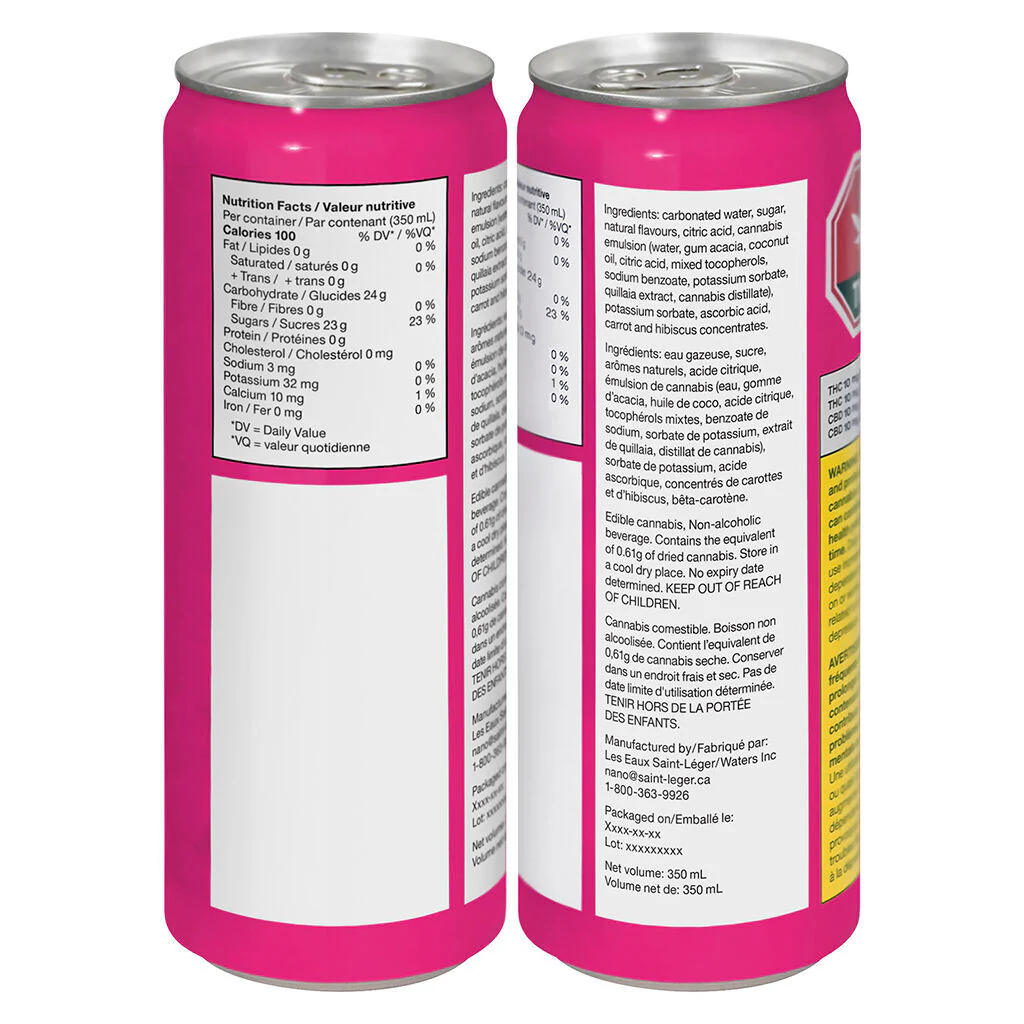 Lychee Cannabis-Infused Carbonated Beverage - Image 2