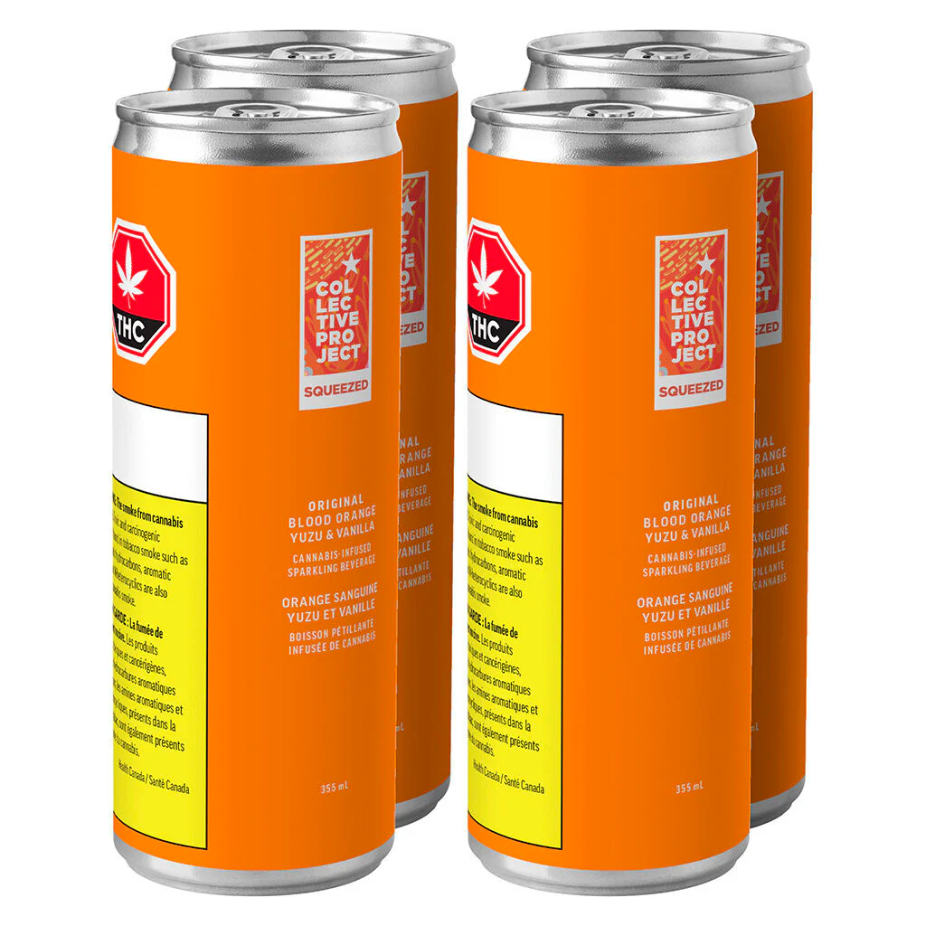 Jus pétillant original Orange sanguine, Yuzu et Vanille